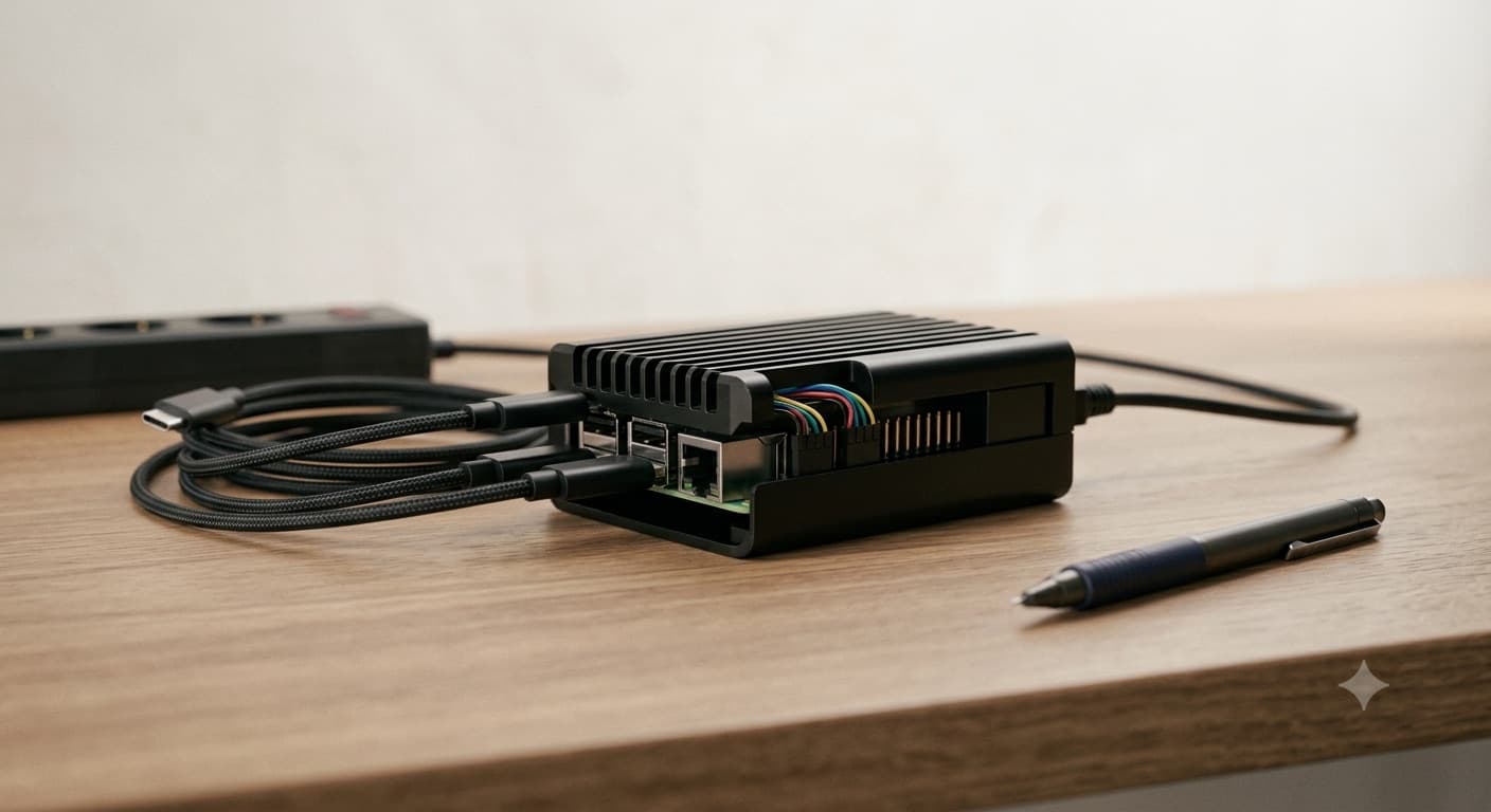 The Perimeta AI hub, a compact self-hosted training device